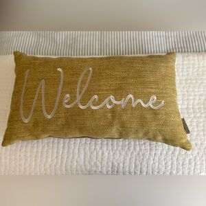 Welcome Throw Pillow